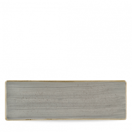 PIATTO RETTANG.32x11 GRIG.STONECAST