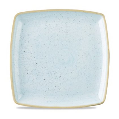 PIATTO QUADRO COUP 27 AZZURRO STONECA