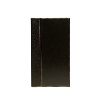 P/CONTO SIMILPELLE 24x13 NERO TRENDY