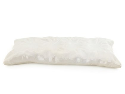 PIATTO CROQUET PILLOW 25x13 BIANCO