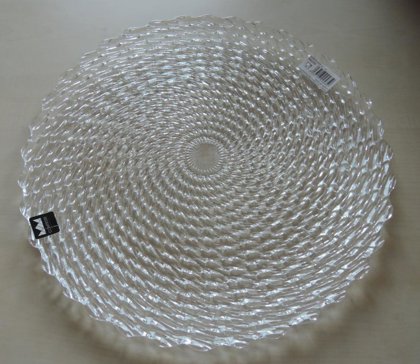 SOTTOPIATTO VETRO 32cm. KOS COMTESSE