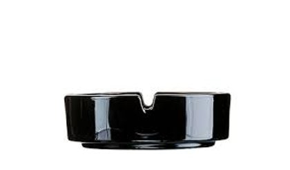 POSACENERE 11cm.NERO OPACO 3 TACCHE