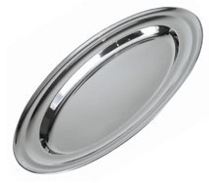 VASSOIO OVALE 27×40cm INOX 18/10 1100 ILSA