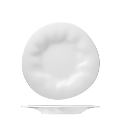 PIATTO PIANO 25cm.BIANCO FLAMENCO 000