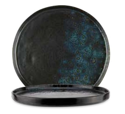 PIATTO PIANO 20 PHOBOS NERO PUNT.BLU