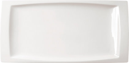 PIATTO RETTANGOLO 36x18 BCO GONDOLA