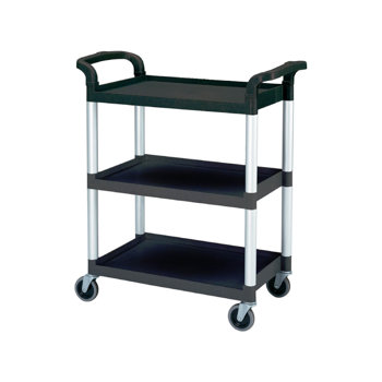CARRELLO 3P.NERO POLIPR.62,5x41xh86 CEL