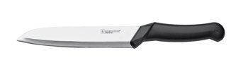 COLTELLO SANTOKU 18 M/NERO CASA