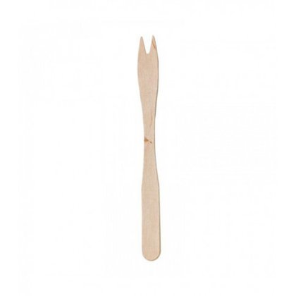 C/500 FORCHETTINA LEGNO COCKTAIL  14cm