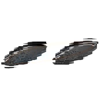 PIATTO OVALE PHOBOS 37x12 NERO/BLU