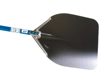 PALA PIZZA RETT. 37 INOX AZZURRA