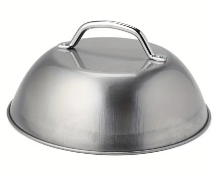 CLOCHE INOX x HAMBURGER/GRIGLIA 22x7