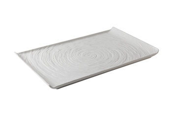 PIATTO RETTAN.34x21 GOURMET BCO MATRIX