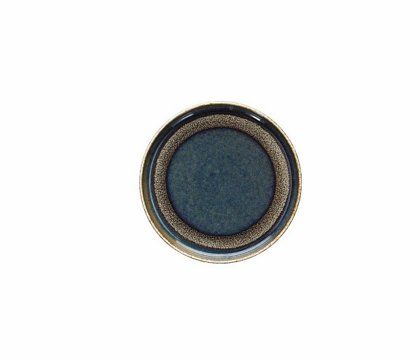 PIATTINO TONDO EDGE 12 BLU/BROWN BLOOM