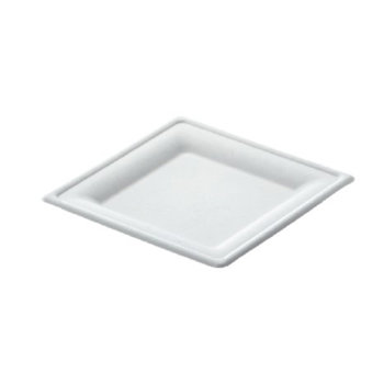 C/50 PIATTI QUADRI 16x16 POLPA BIANCO NO PFAS