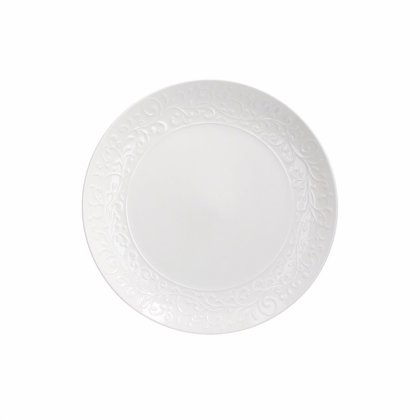 PIATTO PIANO 28,5 BIANCO FIORI JASMIN