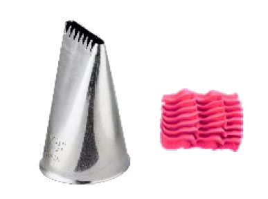BOCCHETTA INOX FESTONATA mm.20x3 H.4,5