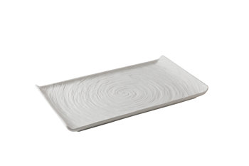 PIATTO RETTAN.27x15 GOURMET BCO MATRIX