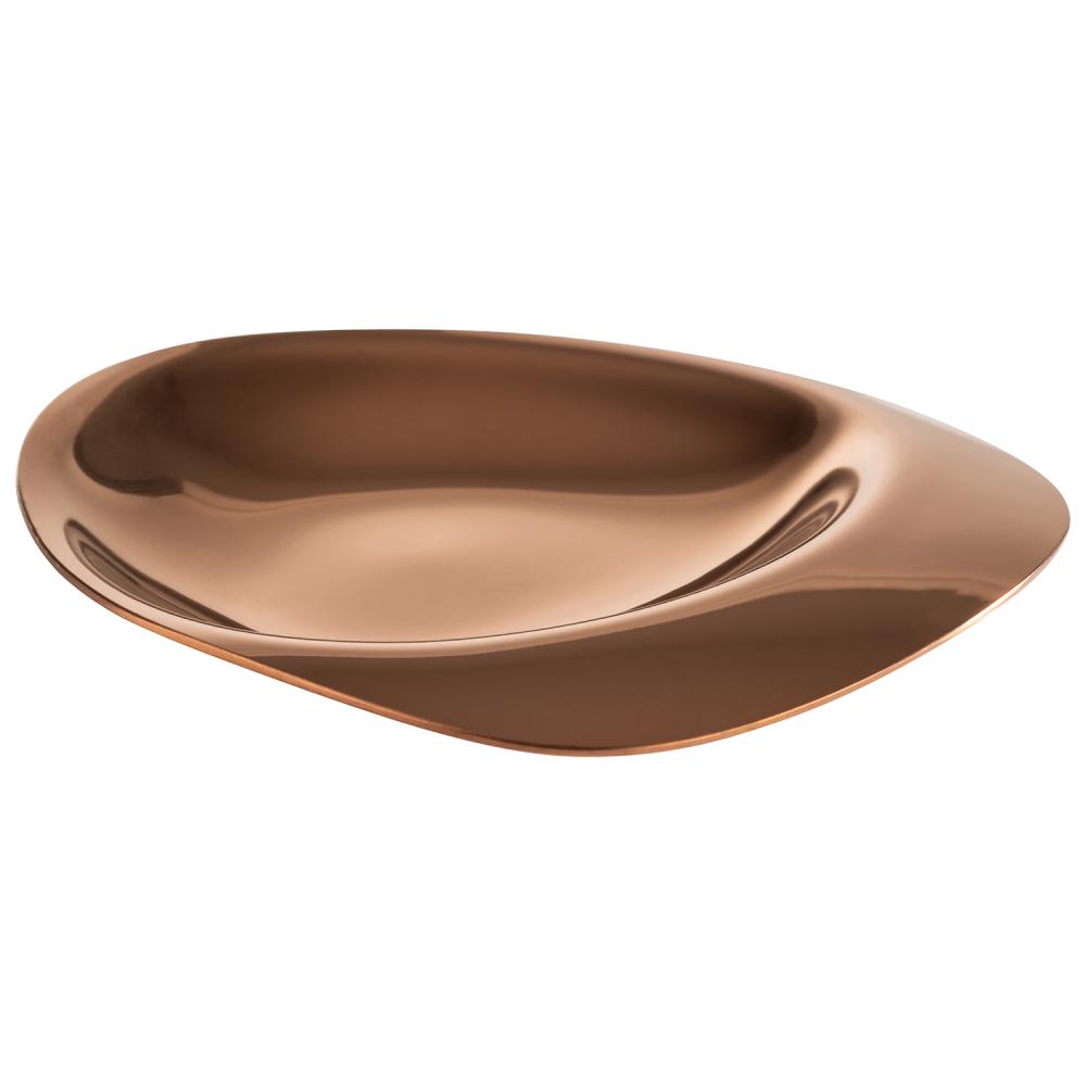 SET 4 PIATTINI COL.RAME 8,5cm.PEBBLES
