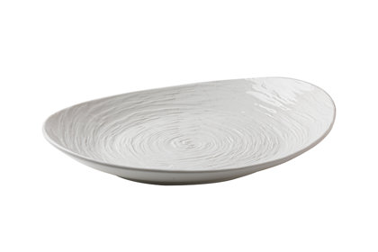 PIATTO OVALE 32x26 GOURMET BCO MATRIX