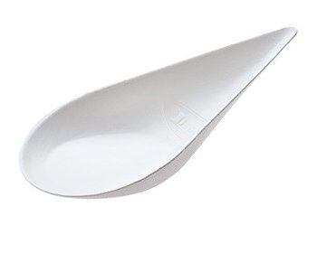 C/100 CUCCHIAINO FINGER 10cm.POLPA BIANCO NO PFAS
