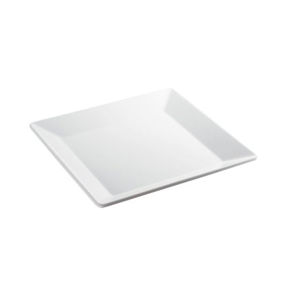 VASSOIO 26,5×26,5×3,5h cm MELAMINA BIANCO