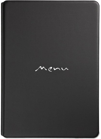 P/MENU TOSCANA NERO A4 6 PPL C/SC.MENU