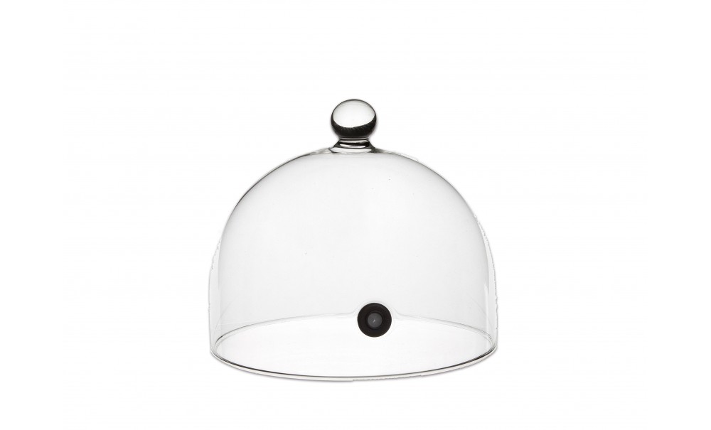CLOCHE VETRO CON VALVOLA 14cm.