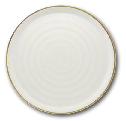PIATTO PIZZA 33cm.NAPOLI VORTEX BIANCO