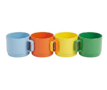 TAZZA COLAZIONE Ø9×6h 300cc COL ASS.