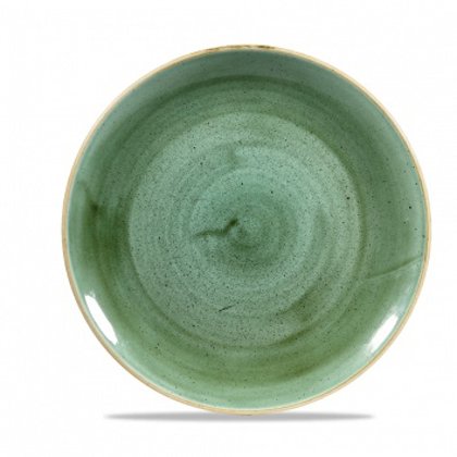 PIATTO PIANO COUP 26 VERDE S.STONECAST