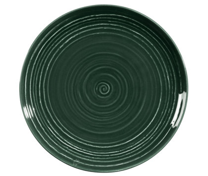 PIATTO PIANO 22,5 cm.MOSS GREEN TERRA