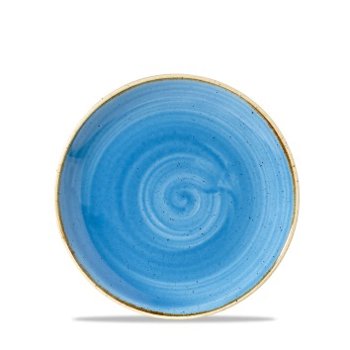 PIATTO PIANO COUP 17 BLU STONECAST