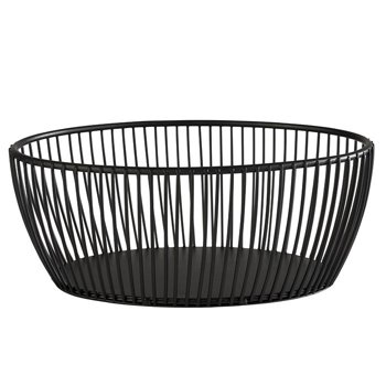 CESTINO SVART 20x15 MET.NERO BUFFET