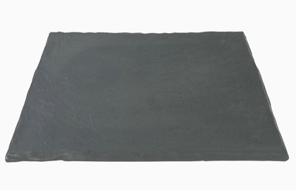 PIATTO 25x25 PORC.ardesiaNERA