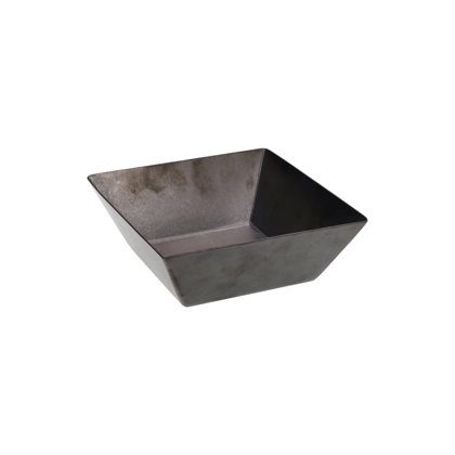 BOWL QUADRATA 13 BLACK & GOLD TOGNANA