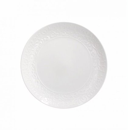 PIATTO PIANO Ø31 cm BIANCO FIORI JASMIN
