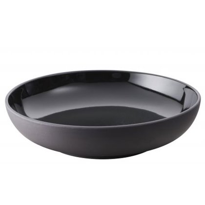 PIATTO GOURMET FONDO 17,5 NERO SOLID