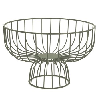 CESTA P/FRUTTA BASSA FILO 28xH9 CAFFE' CALEIDO