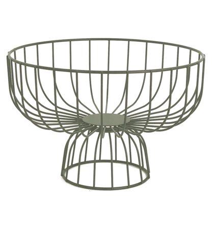 CESTA P/FRUTTA BASSA FILO 28xH9 CAFFE' CALEIDO