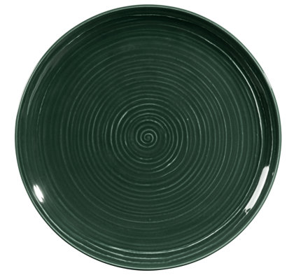 PIATTO PIANO 27,5 cm.MOSS GREEN TERRA