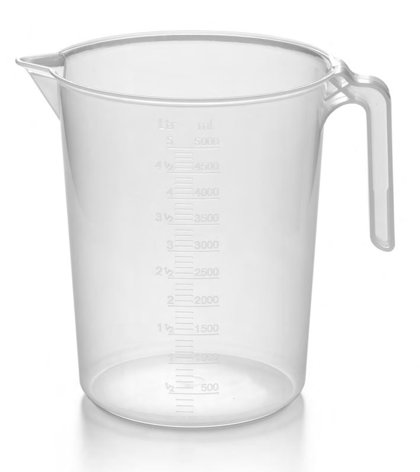 CARAFFA GRADUATA 0,5lt.IMPILABILE POCA