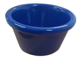 COPPETTA RAMEQUIN BLU LISCIA 6cl.MELAM