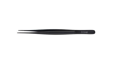 PINZETTA BECCHI DRITTI 15cm.NERA HIL
