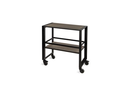 CARRELLO 2P.INDUSTRIAL LEGNO 70x35x73H
