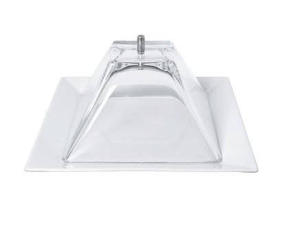 PIATTO C/CLOCHE VETRO 27 *V0858-2127