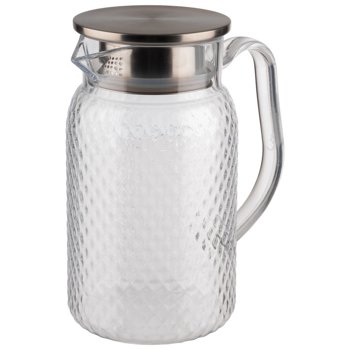 CARAFFA POLICARBONATO C/MAN.INOX 1,8l.