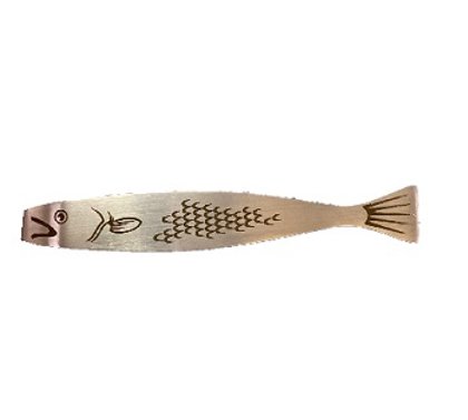 PINZETTA SPINA PESCE 13cm.INOX OBLIQUA