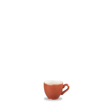 TAZZA CAFFE' 10cl. ARANCIO STONECAST