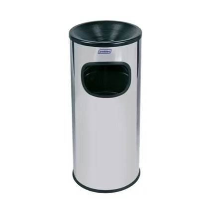 PATTUMIERA C/POSACENERE 30L Ø25×H65cm